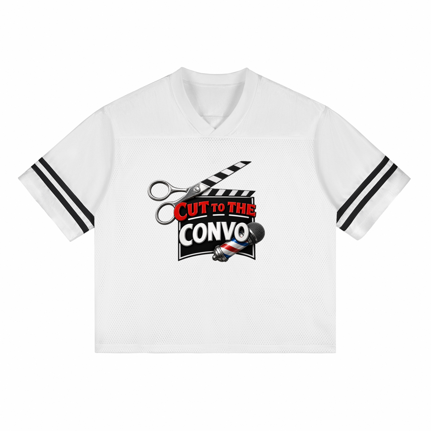 Taped Mesh T-Shirt