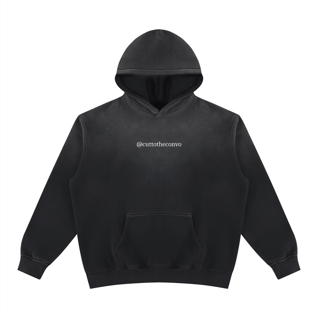 Unisex Vintage Wash Fleece Hoodie