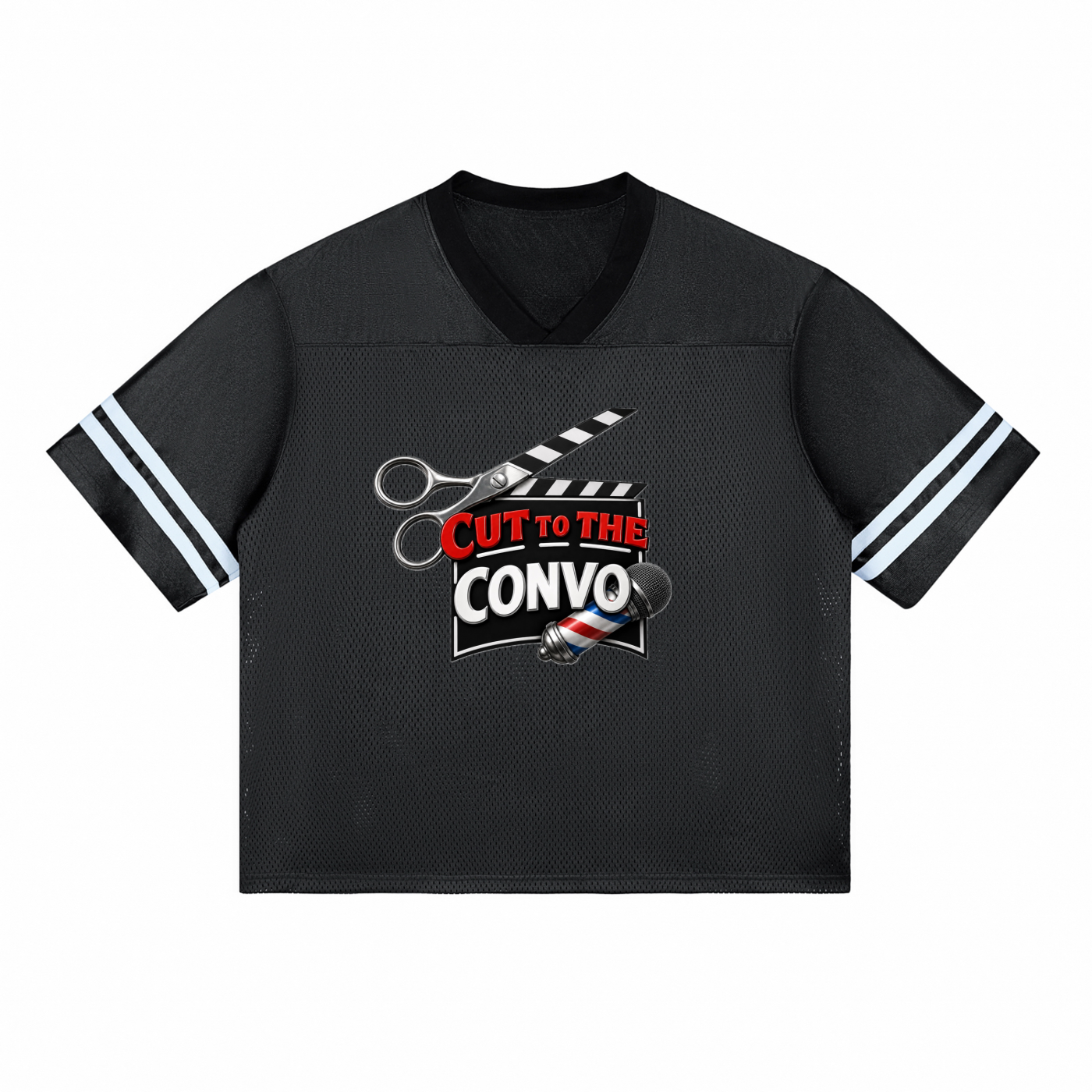 Taped Mesh T-Shirt